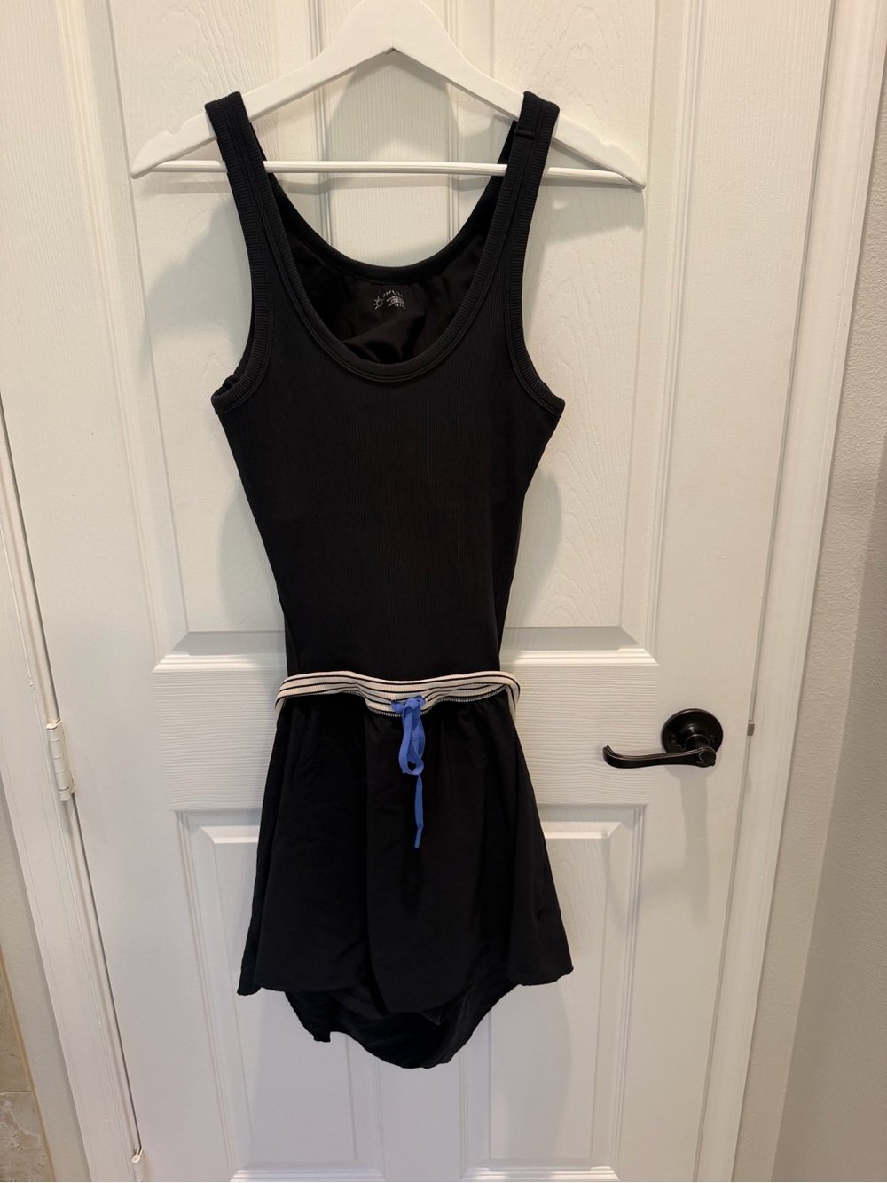 Aerie OFFLINE Ribbed Cutout Athletic Dress Romper XL women drawstring